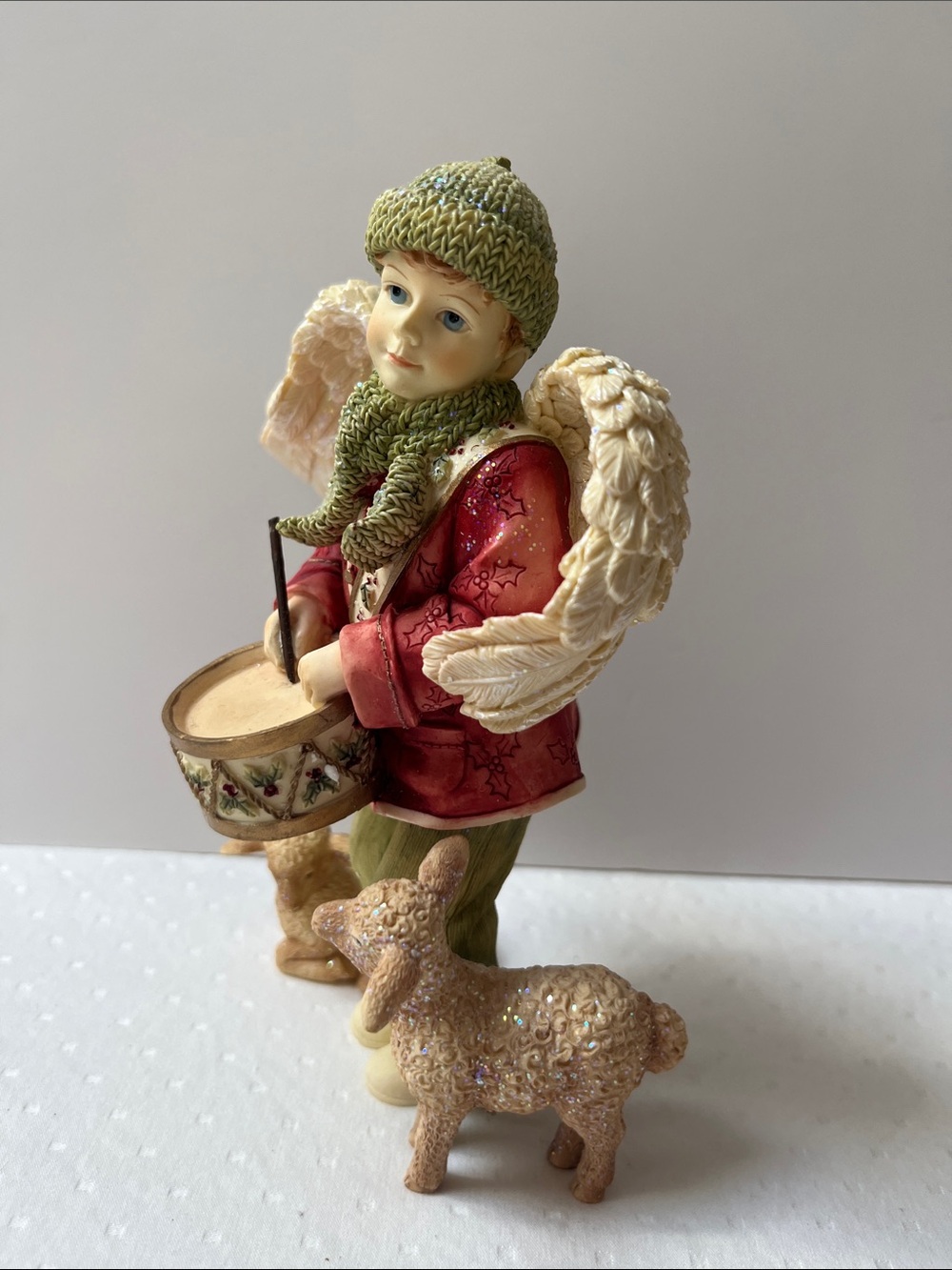 Vintage Betty Singer Angels Among Us Little Drummer Boy Angel Figurine